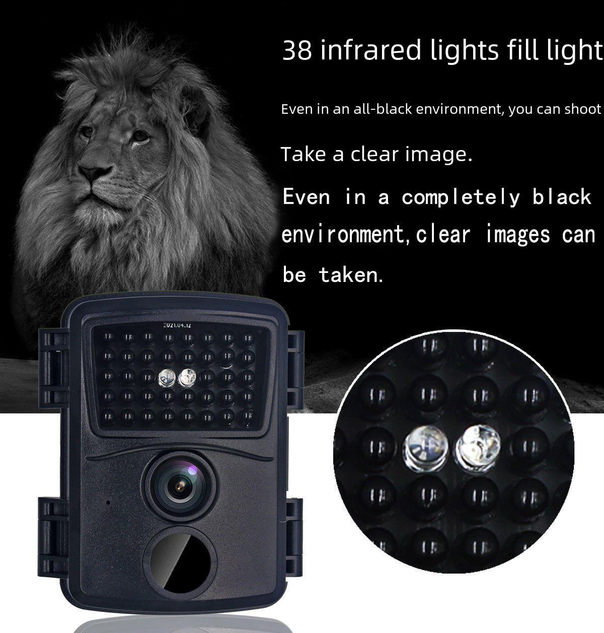Built-in Infrared Lights