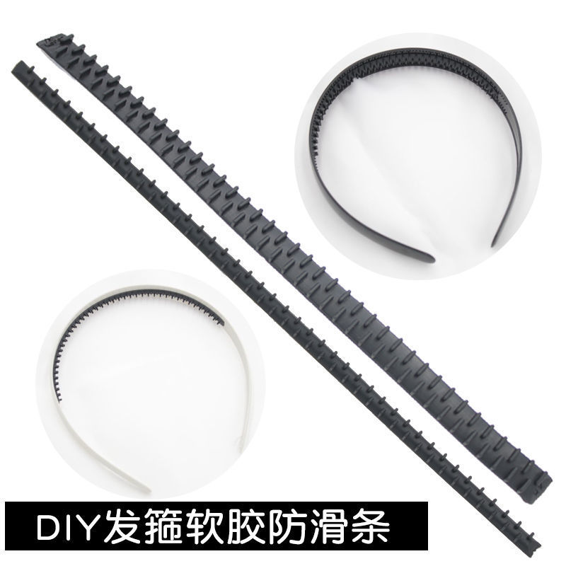 Headband, quality non-slip scalloped adhesive hair accessory, DIY 2