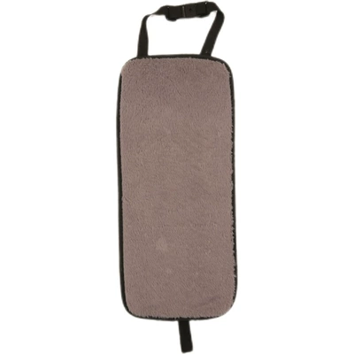 Car Rear Center Armrest Box Armrest box pad - plush-gray-rear-armrest-box-mat