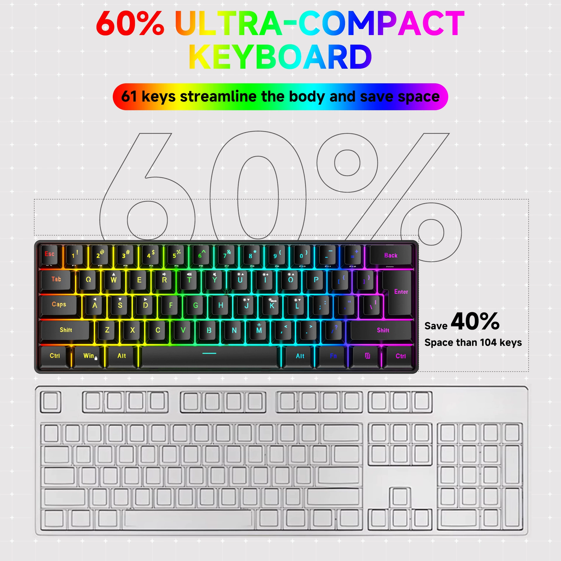 Keyboard, mouse, set, mechanical white laptop