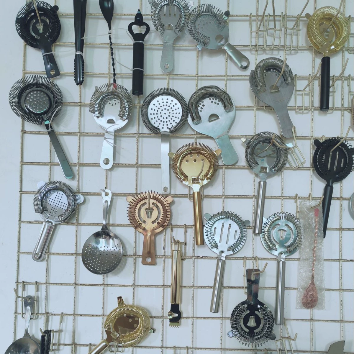 Барный разделитель льда с титановым покрытием, решетка для льда из нержавеющей стали, фильтр для льда 304, инструмент для бармена 430, разделитель льда