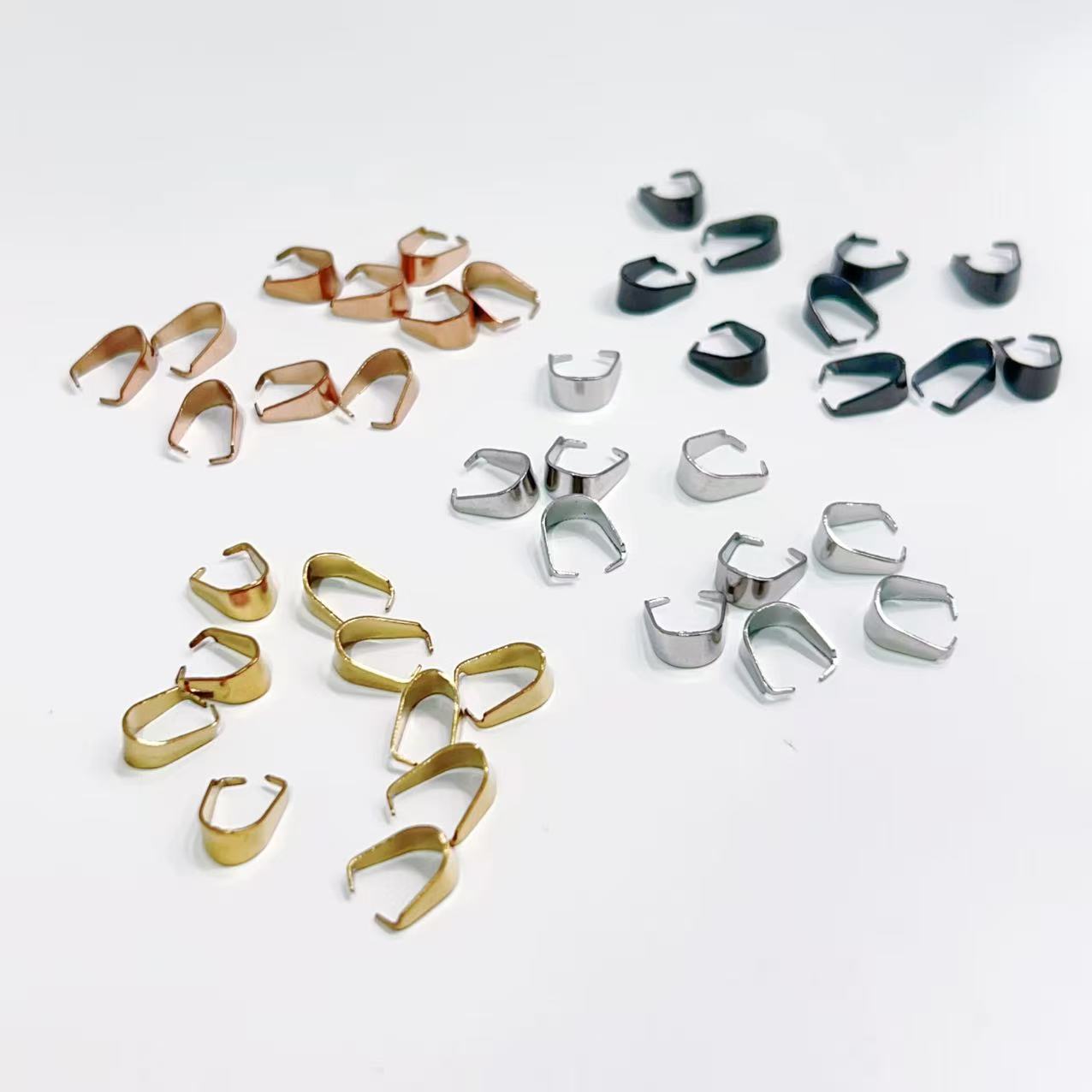 不锈钢真空开口错扣瓜子扣吊坠项链狗牌军牌钛钢DIY饰品配件批发