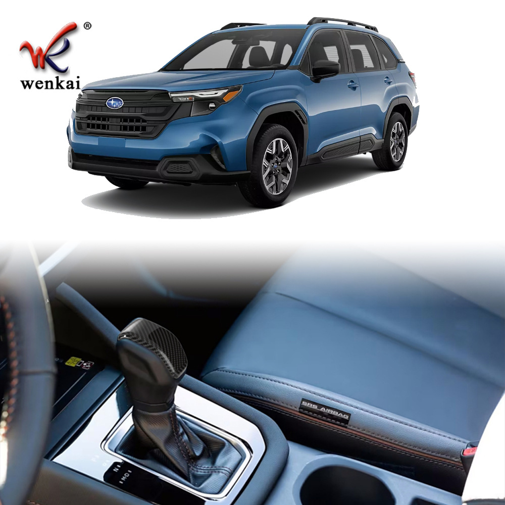 (2개) SUBARU 25 FORESTER FORESTER 수정 기어 헤드 자동차 인테리어 액세서리 장식 패치에 적합