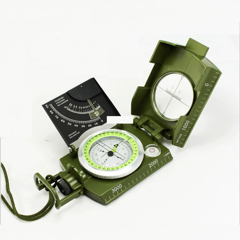 Открытый Охота Многофункциональный выживания металлический компас пеший Туризм Кемпинг навигационное оборудование компас EK4076