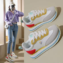 系带百搭休闲运动德训多巴胺老爹鞋跑鞋女2025新款秋季厚底阿甘鞋