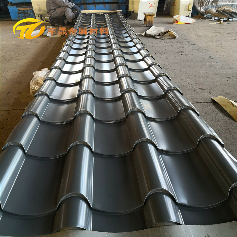 厂家直销灰色YX30-195-780型铝镁锰板 定做仿古琉璃瓦屋面系统
