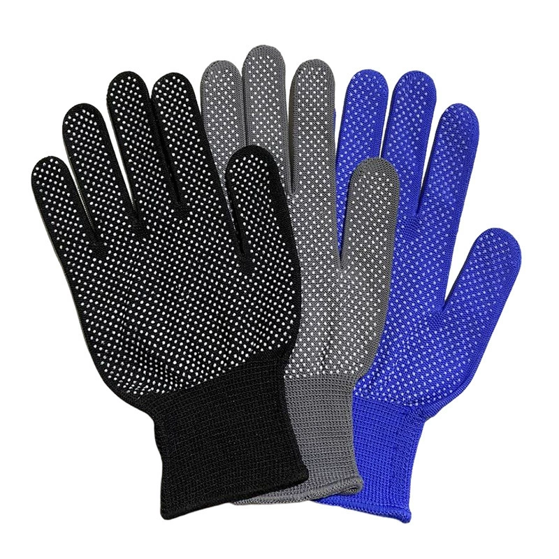 Нейлоновые противоскользящие перчатки для защиты труда