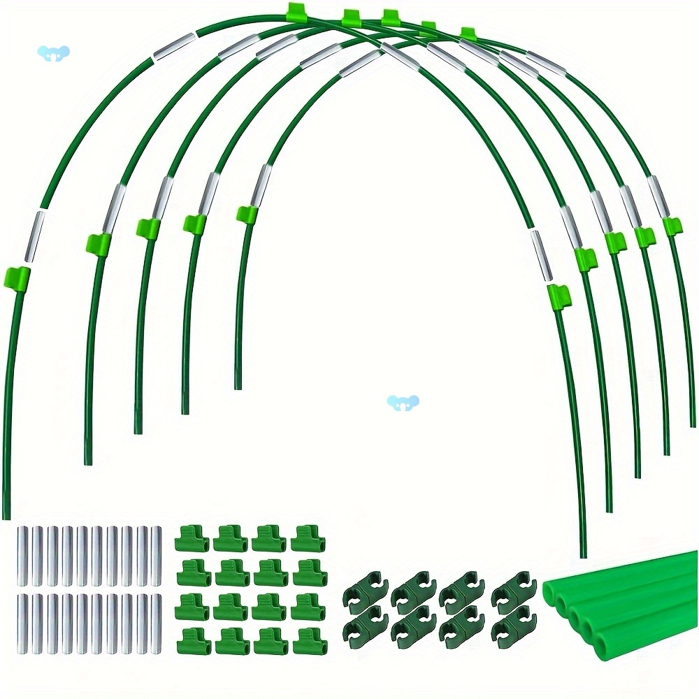 Bold 8mm Greenhouse Hoops Grow Tunnel Long Garden Hoops ,