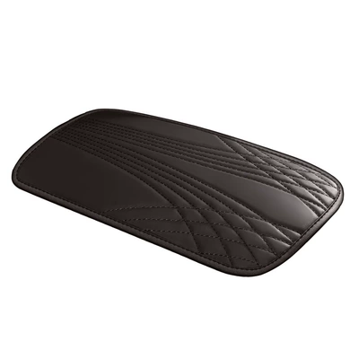 cushion car armrest box cover arm: Armrest box pad - style-2-brown
