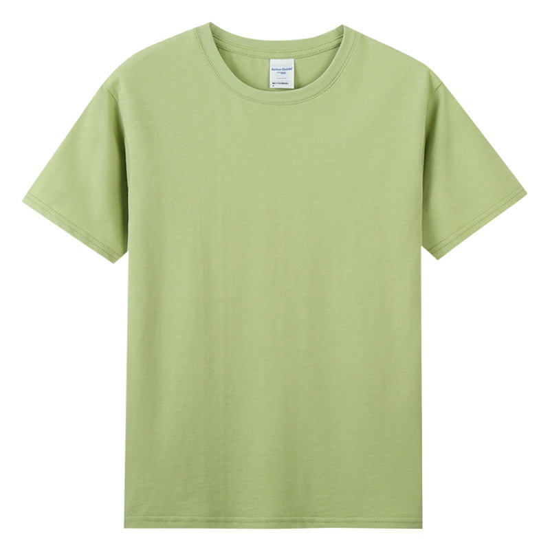 210g 40 camisetas publicitarias de algodón puro impreso personalizado LOGO cadena de ropa de verano ropa de personal ropa de trabajo de manga corta personalizada