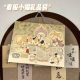 New Newspaper Cat Tote Bag Cardboard Thickened Large Cartoon Cute Gift Bag Festival for Friends and Couples