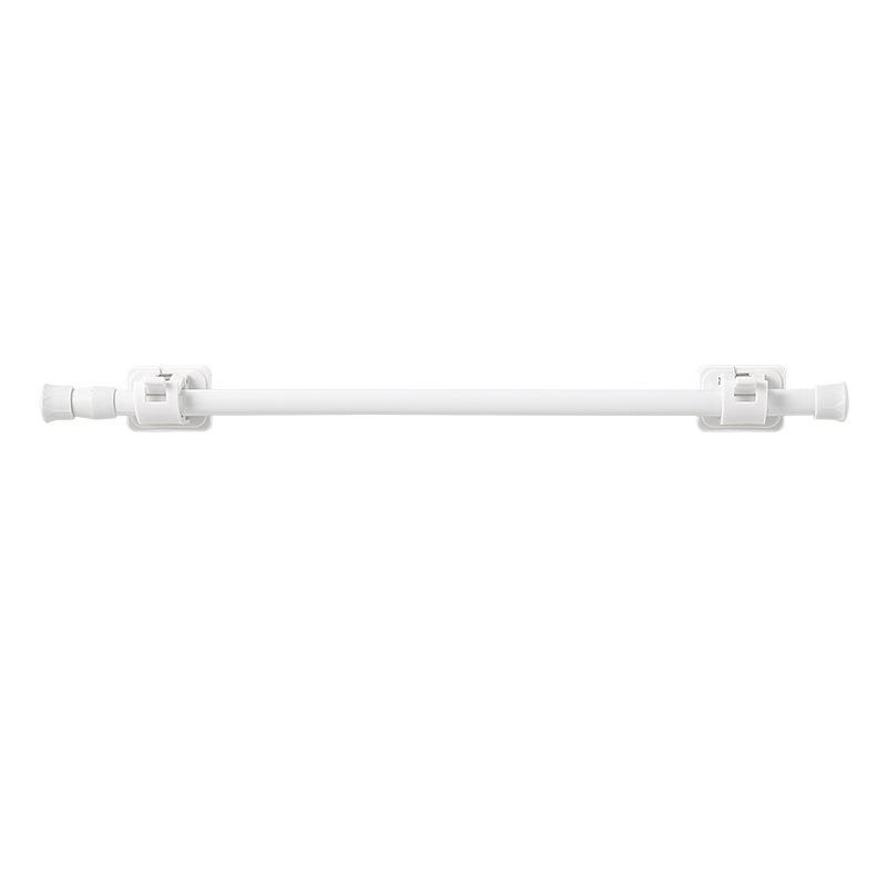 Barras retráctiles sin agujeros cortinas de pintura blancas de cocina zapatero barra laminada barra cortina de baño gancho cortina cortina barra cortina fabricantes de marco de soporte image 6