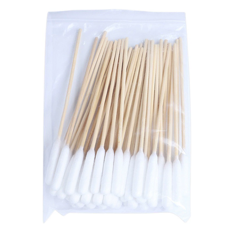 100 мешочек ватный тампон для домашних животных для удаления грязи с глаз и носа Одноразовые ватные тампоны для очистки ушей кошек и собак ватным тампоном