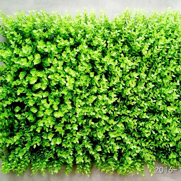 Planta artificial pared plástico falso césped planta verde decoración de la pared cifrado Milan sala de estar al aire libre paisaje artificial verde