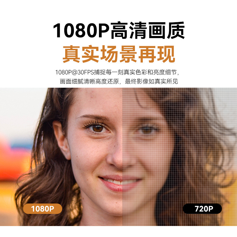 Cámara externa 1080p con altavoz de audio micrófono USB cámara de red Cámara de la computadora de vídeo