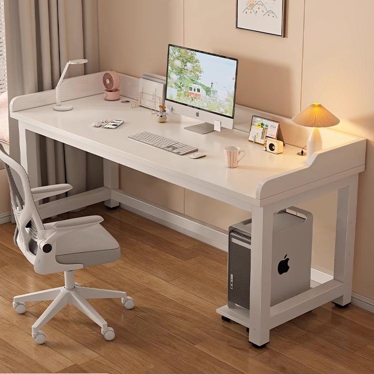Computer Desk Desktop Office Desk Home Simple Desk Study Desk with Baffle Long Table Gaming Desk Work Rω