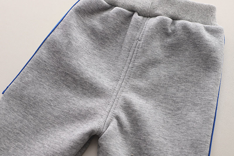 Conjunto de 3 piezas de ropa de invierno con dibujos animados, de terciopelo grueso, para bebé de un año, a la moda_voghion.com