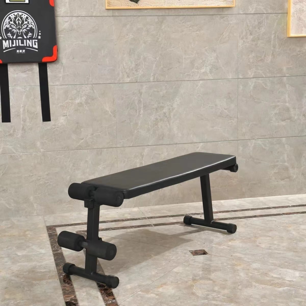 Supine board dumbbell bench flat dumbbell bench large flat stool dumbbell flying bird home fitness equipment Source factory