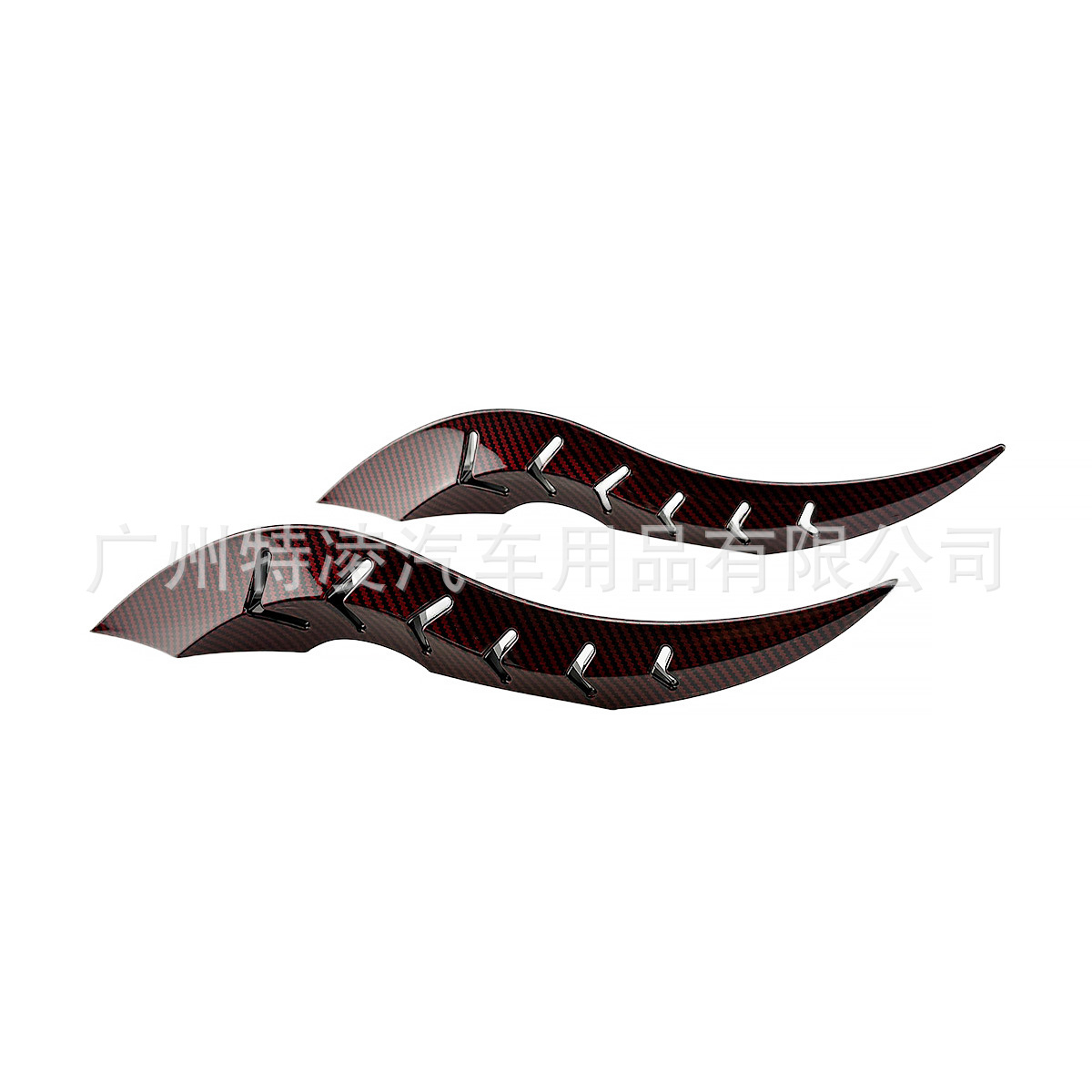 2 pieces of car roof dragon horn decorations for Halloween, suitable for modification on sedans and SUVs