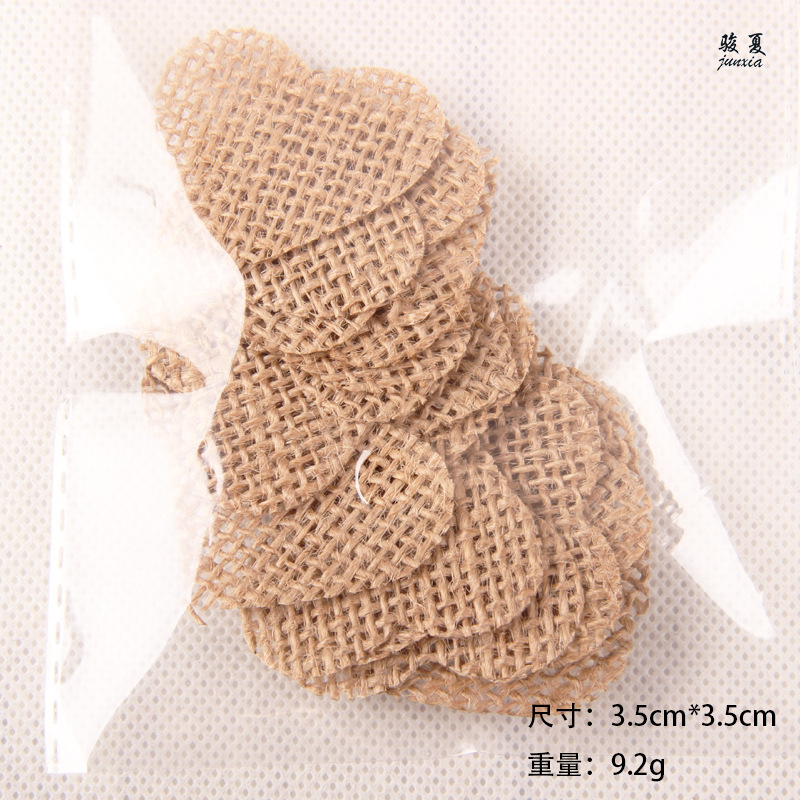 하트 모양의 린넨 20 pieces/bag * 3.5cm