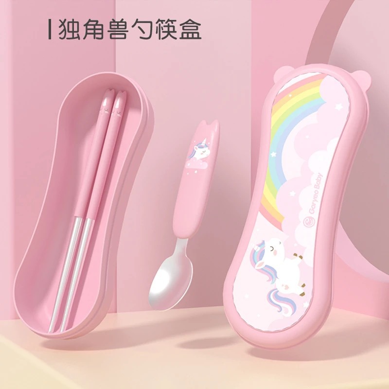 Goryeobaby palillos para niños palillos de entrenamiento bebé aprendiendo palillos ejercicio suplemento alimenticio para el hogar de los niños vajilla traje
