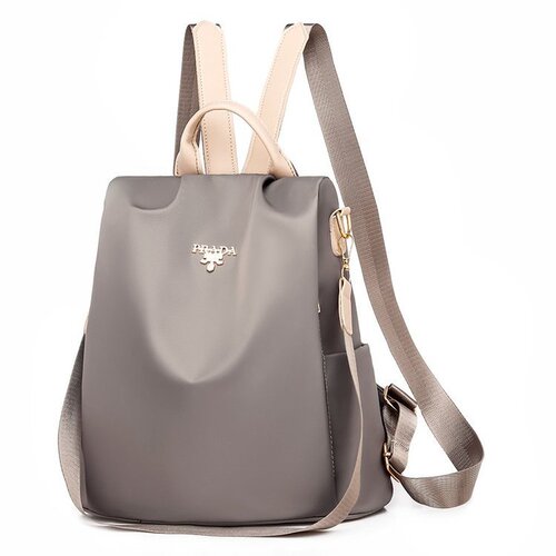 Multifunctional Women's Double Shoulder Bag 2025 Versatile Dual-Use Waterproof Anti-Theft Large Capacity Nylon School Bag Dropshipping