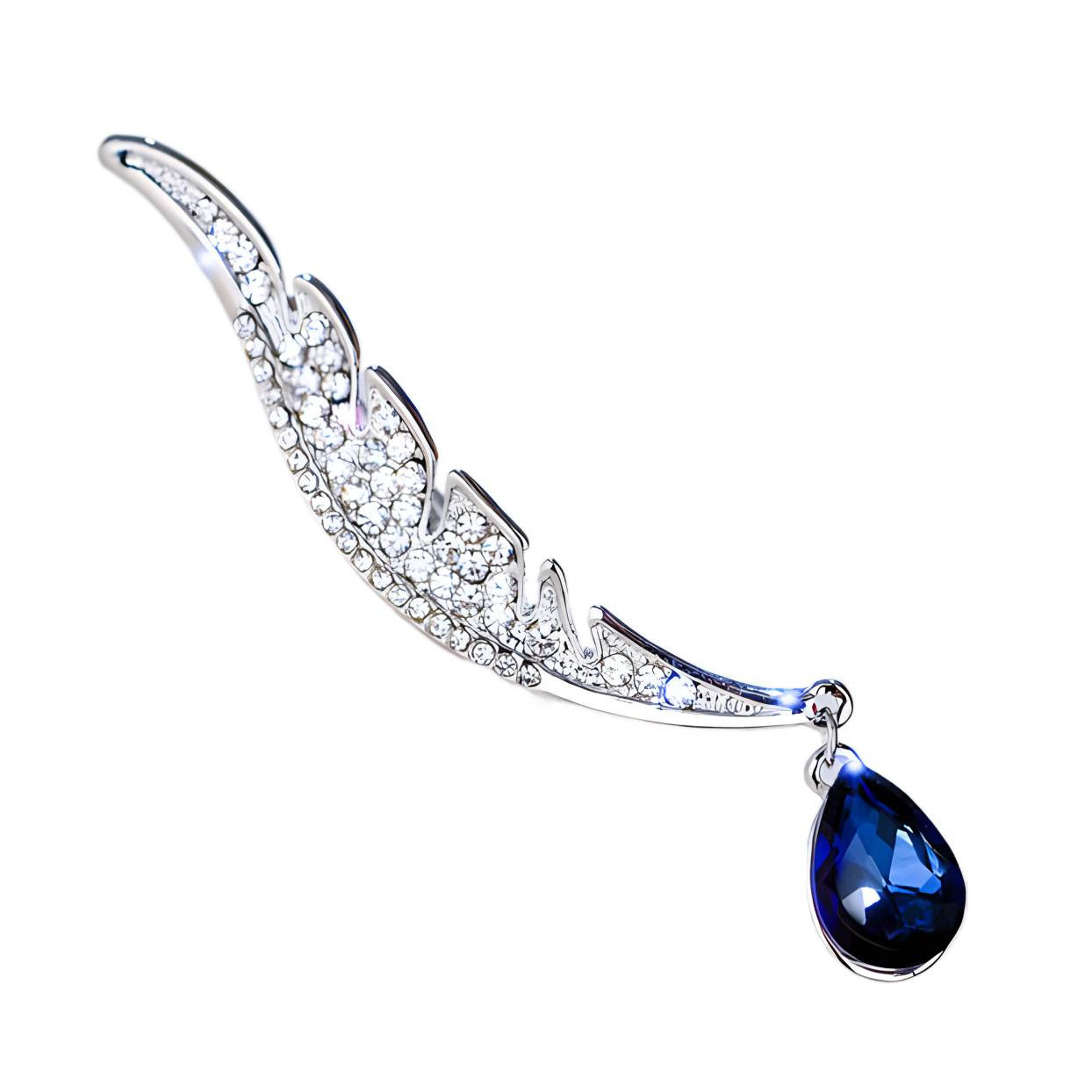 2025 Fall/Winter New Angel Wings Exquisite Elegant Women's Feather Brooch Versatile Accessory_voghion.com