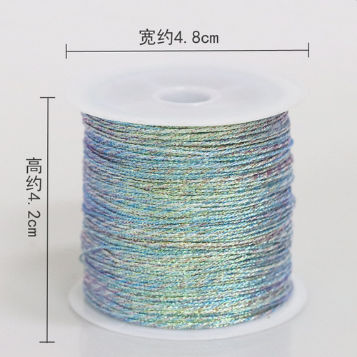 Small roll of colorful thread 36912 strands hand-woven DIY bracelet lotus necklace lanyard coil winding wire wholesale