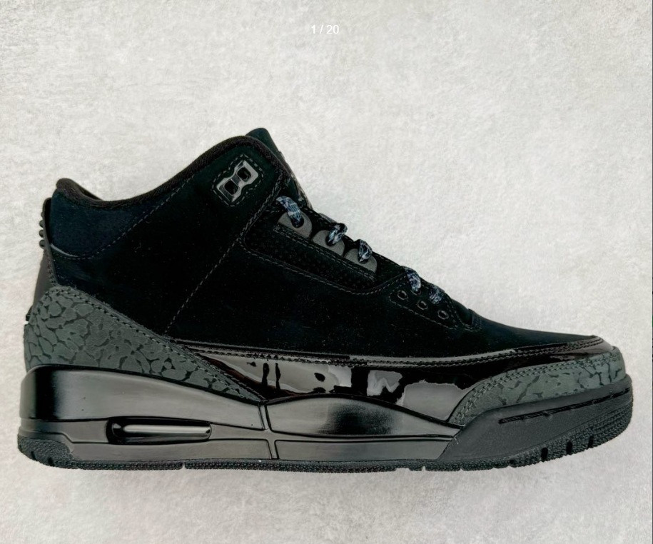 Puta Chunwon zapatos azules de combate directo Fujiwara Hao AJ3 zapatos de hombre magos casuales versátiles zapatos de moda de gato negro