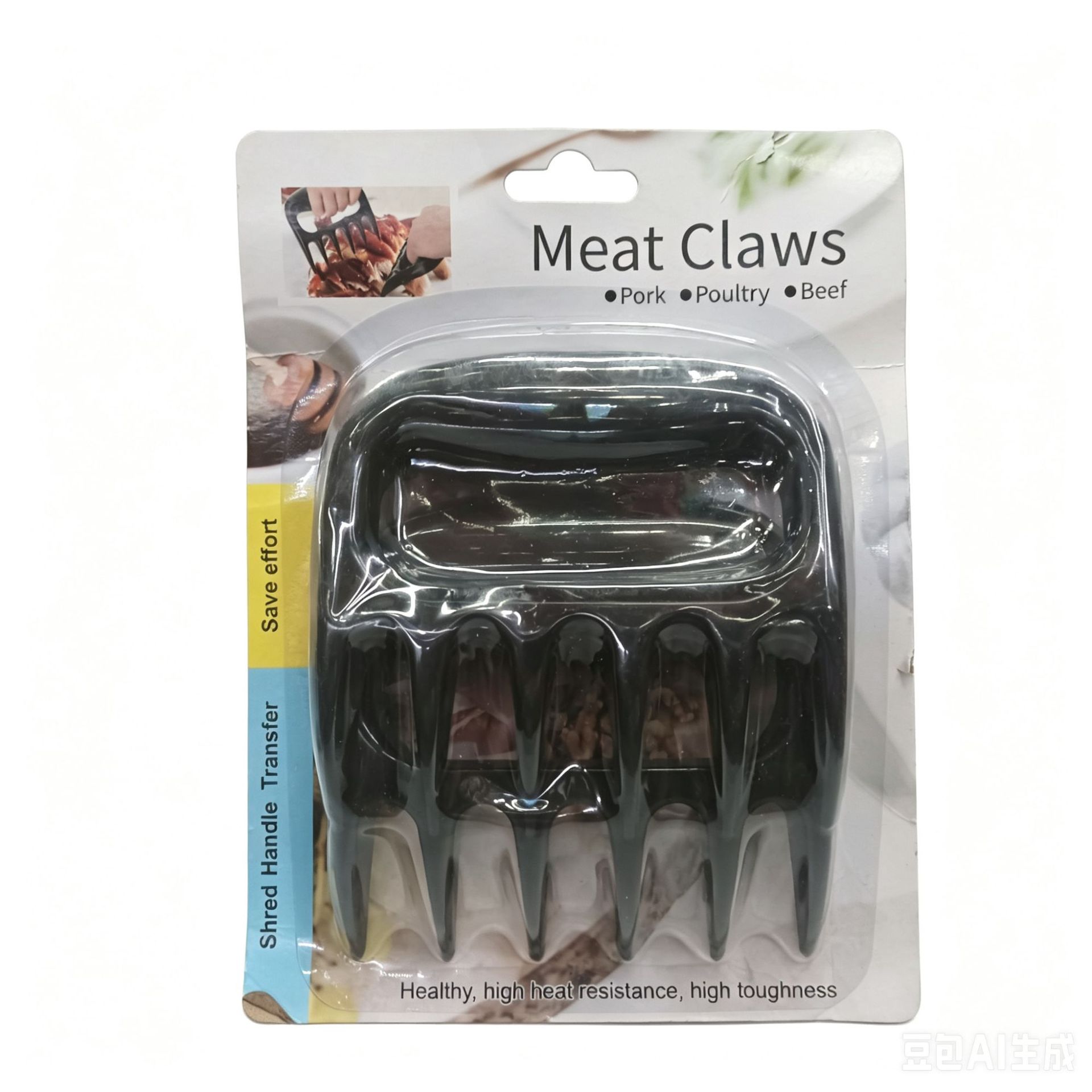 Bear Claw Meat Divider, Beef and Chicken Breast Meat Shredder, Delicatessen and Barbecue Meat Shredder, Meat Divider RS-800045
