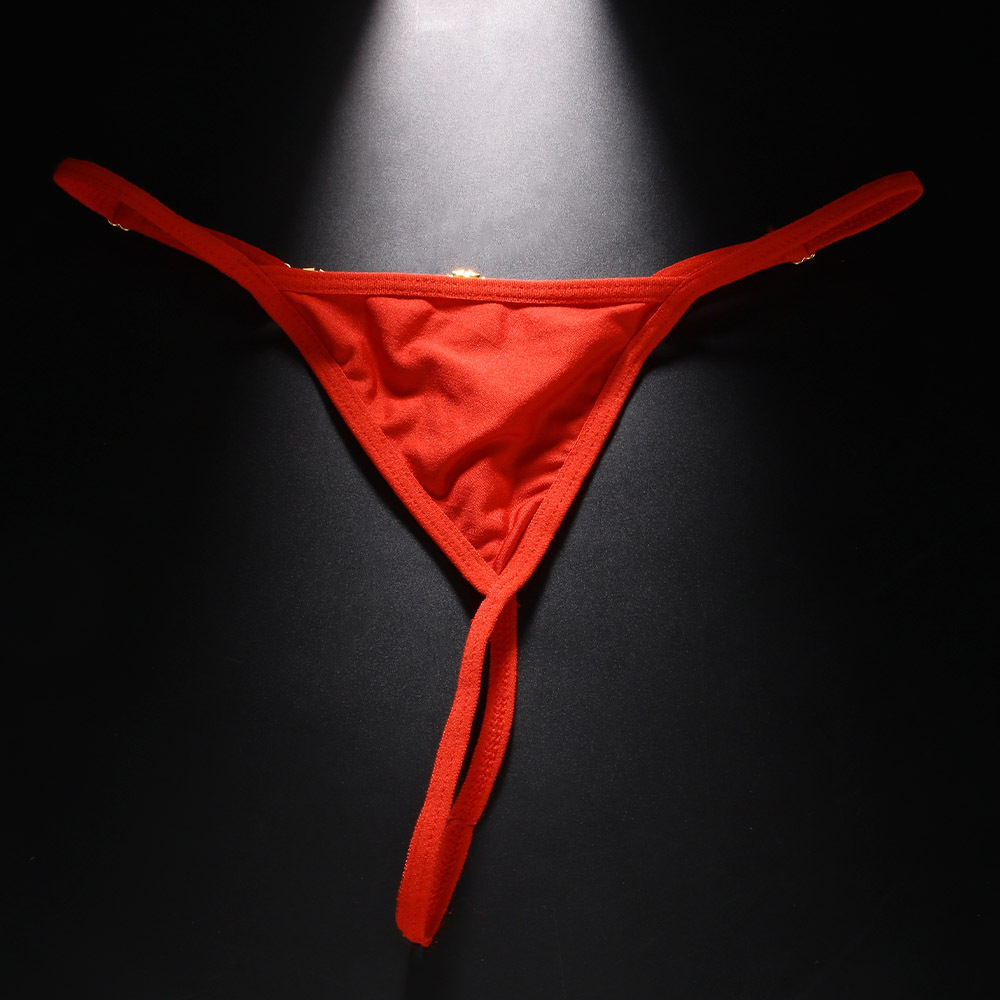 Europa y América sexy flor en forma de Tanga moda bragas de diamantes de imitación ajustable bikini accesorios cadena del cuerpo femenino