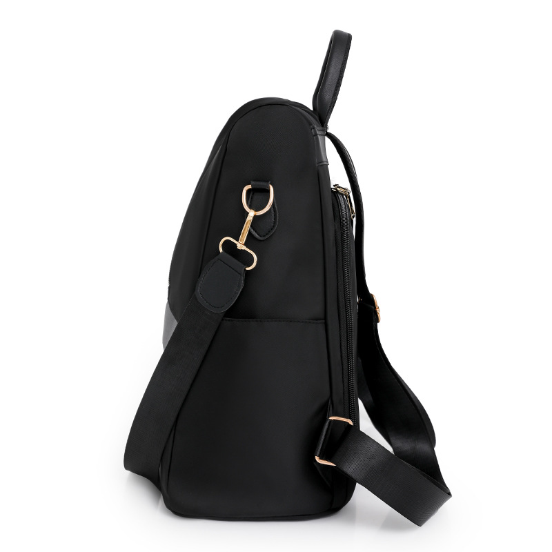 Comercio exterior al por mayor 2023 nueva mochila antirrobo de nailon para mujer casual tendencia de moda mochila de doble uso de gran capacidad