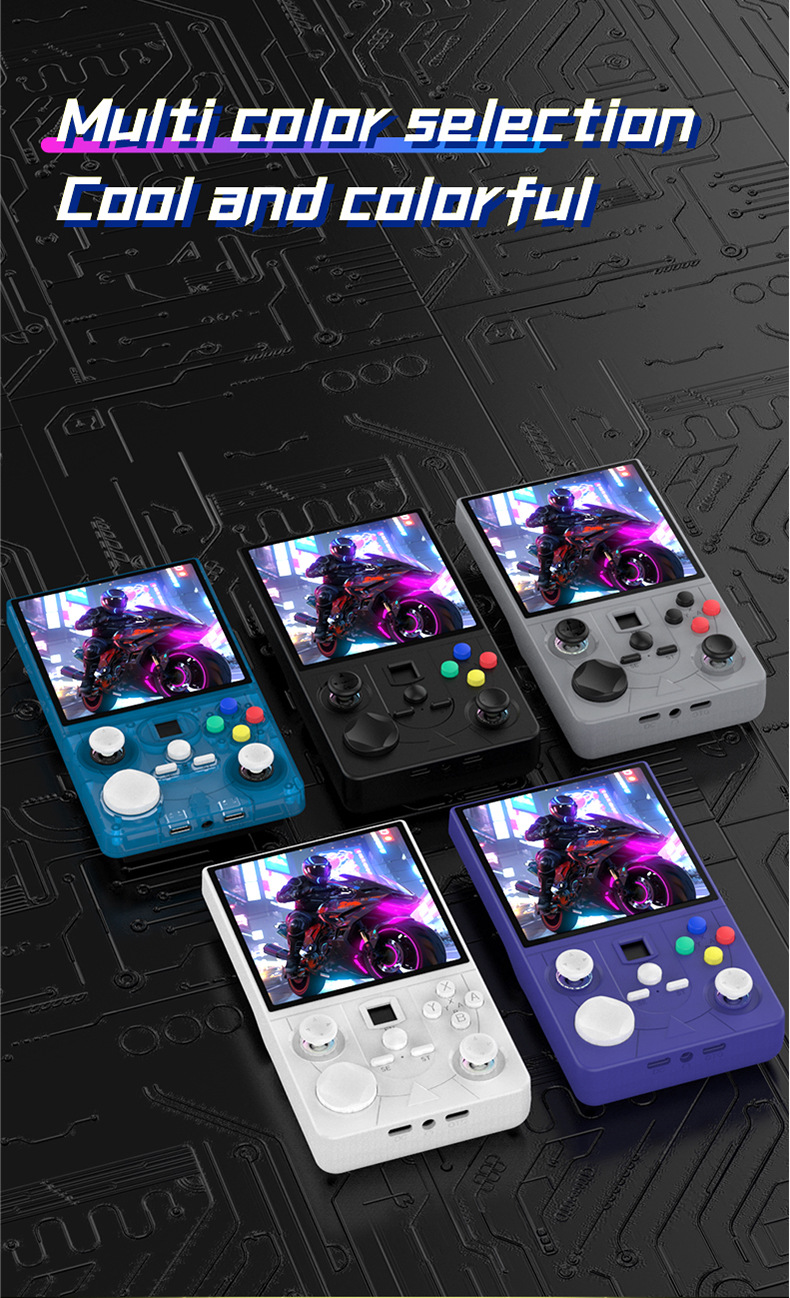 Grenzüberschreitende tragbare 4-Zoll-Open-Source-WLAN-Online-Spielkonsole im Retro-Arcade-Stil (DC40V)._voghion.com