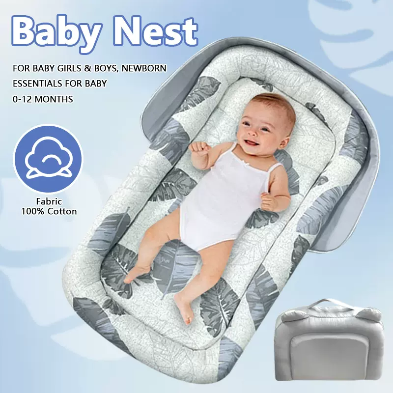 跨境一体式便携手提包式婴儿床中床可拆洗宝宝睡觉小床婴儿仿生床