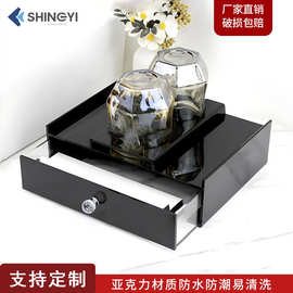 酒店洗漱用品牙具收纳宾馆客房卫生间洗手台长方形一次性易耗品盒