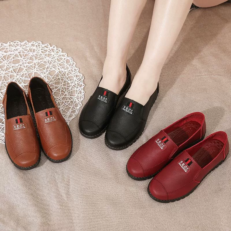 Весенние и осенние одиночные туфли для мамы на мягкой подошве