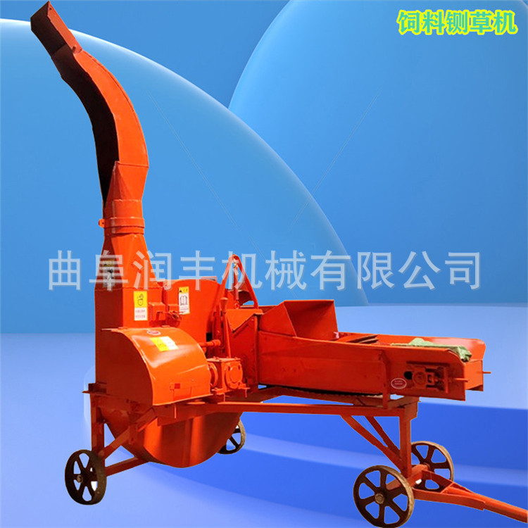 10吨甜象草青贮铡草机 牛羊秸秆饲草揉丝机 养牛场青贮铡草机