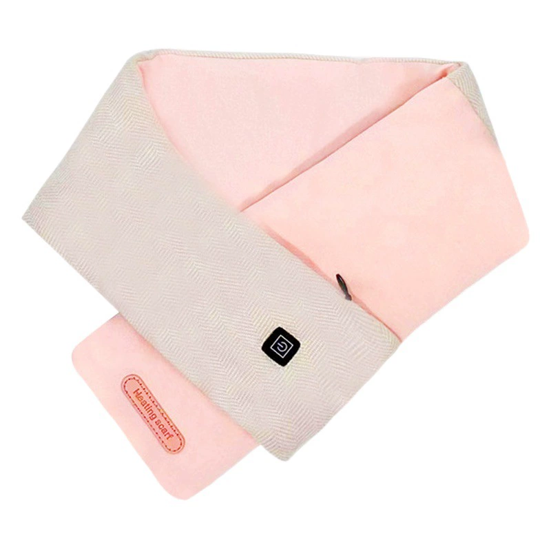 Интеллектуальный USB-нагревательный шарф с трехуровневым контролем температуры, горячий компресс, зимний, для защиты от холода на улице, для спорта, с графеновым нагревом