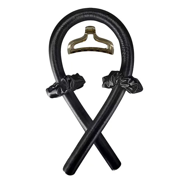 Versatile black (curling iron + 2 hair ties + hairpins) OPP bag