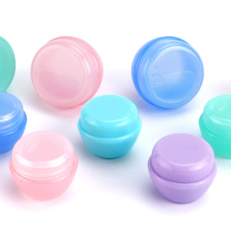 便捷分装盒蘑菇型膏霜瓶面霜盒分装试用装小样化妆品空瓶子