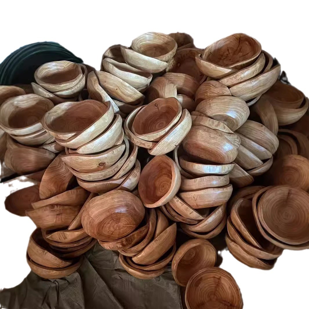 Madera sólida raíz tallada bandeja de fruta tronco bandeja de madera cubiertos de lujo creativo pan bocadillos frutas de lujo retro