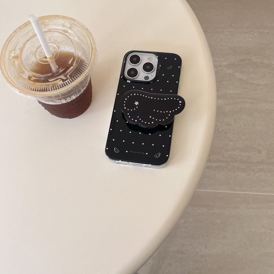 50g Weight iPhone Applicable Brands Phone Cases Classification tpu Material Polka Dots Pattern Simple Style Style Tpu Polka Dots Simple Style Phone Cases Phone Accessories 4