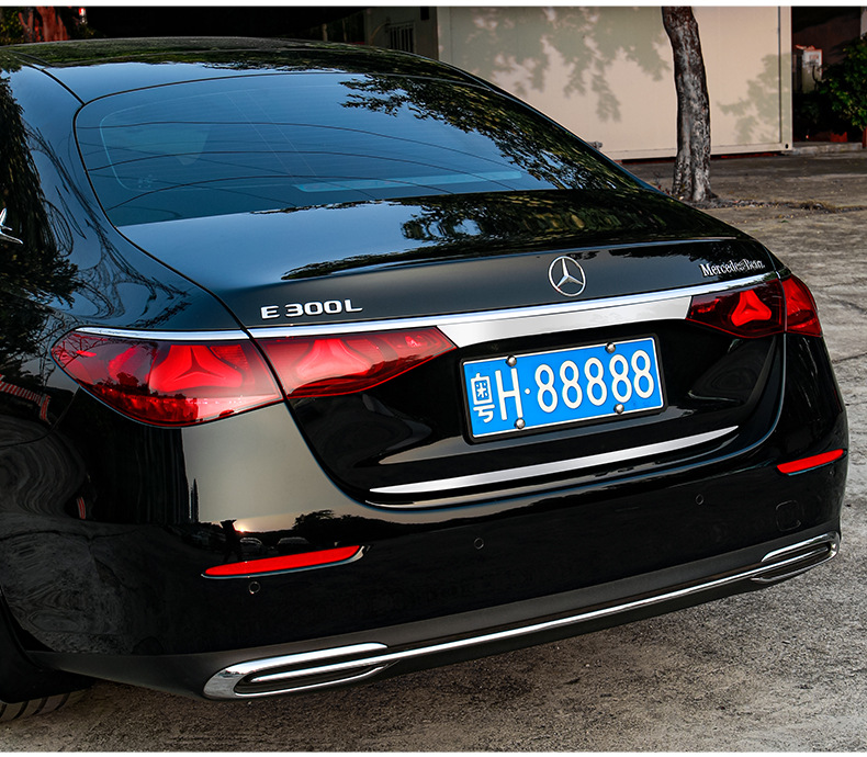 Suitable for the New Mercedes-Benz E-Class Trunk Decorative Trim Strip E300L/E260L Tailgate Protection Strip Modification Accessories