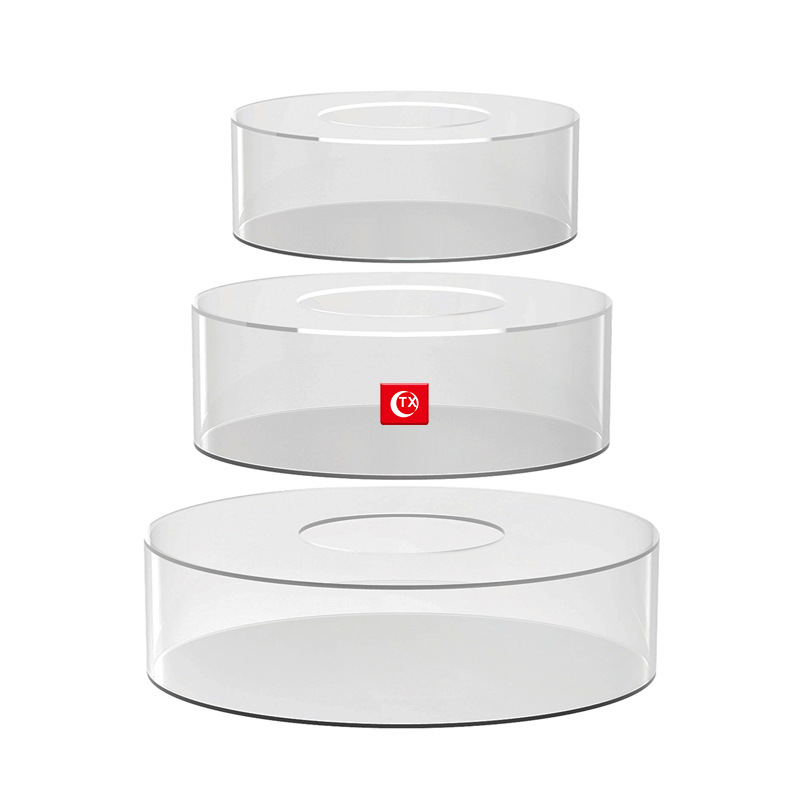 TX亚马逊透明亚克力可填充物蛋糕托派对主题DIY随意搭配厂家直销