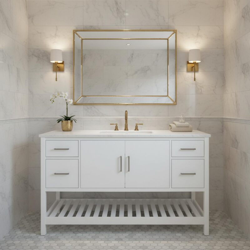 Simple 60inch Bathroom Cabinet, Freestanding Bathroom Sink Cabinet, Available for Cross-Border E-Commerce Sales, Basin Not Included in the Price Simple 60inch Bathroom Cabinet, Freestanding Bathroom Sink Cabinet, Available for Cross-Border E-Commerce Sales, Basin Not Included in the Price
