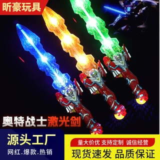 新款蜘蛛侠发光玩具闪光音乐声光刀七彩宝剑地摊夜市爆款工厂批发