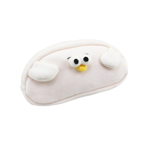 Large capacity milkfu ins style seagull pencil bag funny niche pencil bag sand sculpture plush stationery bag student storage box