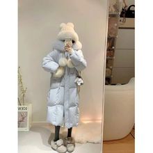羽绒服女2025年冬季新款大毛领长款韩系宽松高级感不臃肿连帽外套