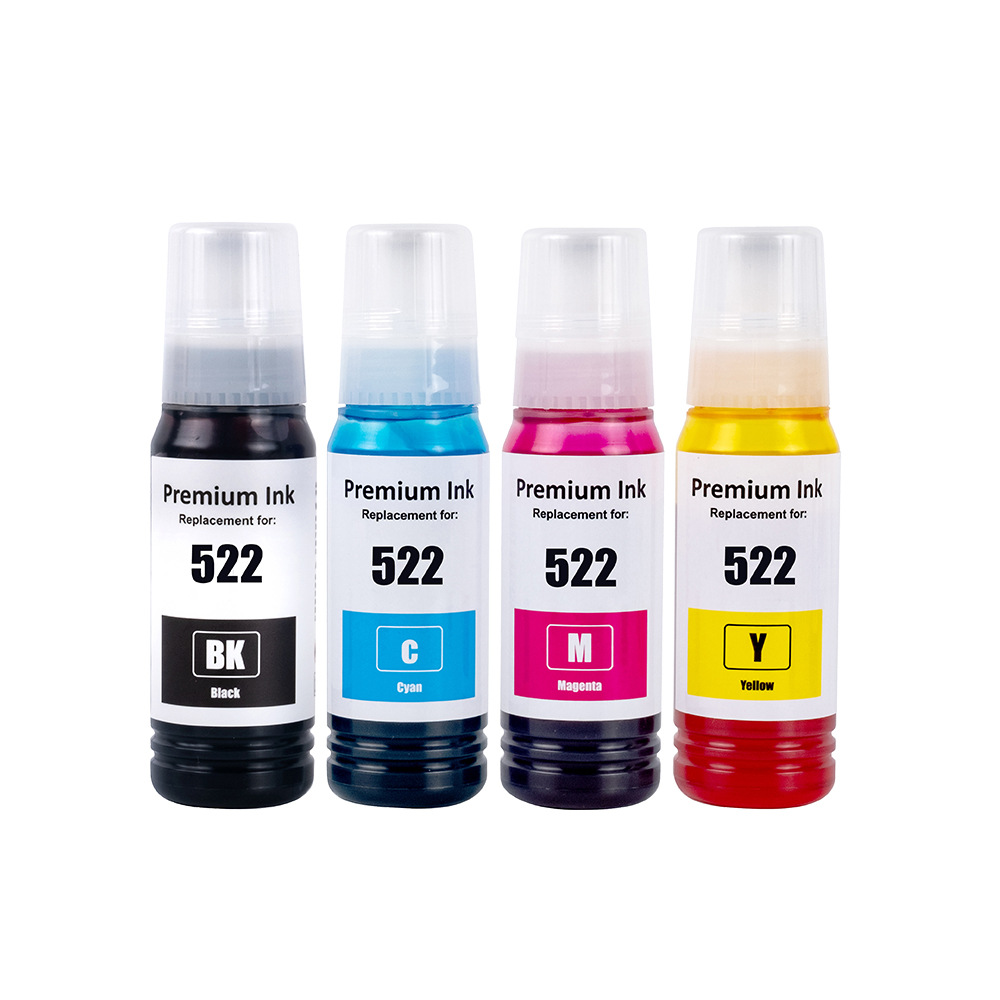 Zhongrun transfronterizo compatible con tinta de relleno Epson 522 al por mayor impresora Epson ET-1110 ET-2710 image 6