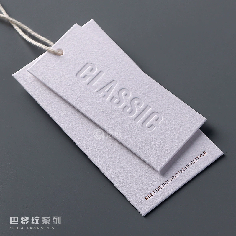 High -end special paper clothing tags customized women's clothing qualified certificate label production printing general spot wholesale